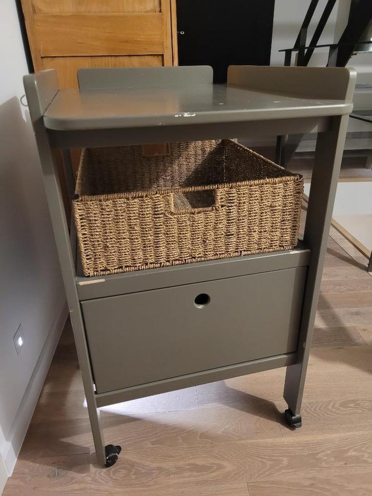 Verzorgingstafel Pericles taupe, Enfants & Bébés, Chambre d'enfant | Commodes & Armoires, Utilisé, Commode, Espace pour les pieds