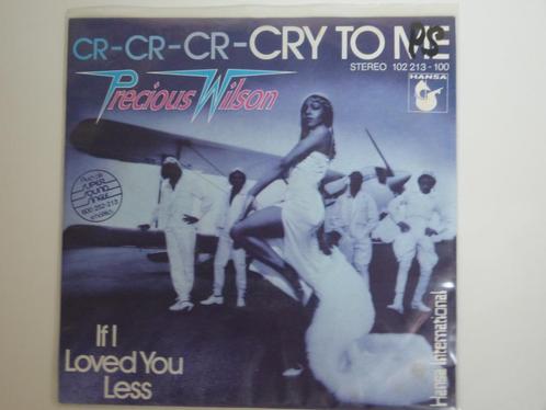 Precious Wilson Cr Cr Cr Cry To Me 7" 1980, Cd's en Dvd's, Vinyl Singles, Gebruikt, Single, Pop, 7 inch, Ophalen of Verzenden
