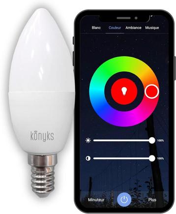 Konyks Antalya E14 MAX Easy - Smart Wifi Lamp - LED beschikbaar voor biedingen