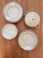 Servies met een blauw/gouden randje, Antiek en Kunst, Ophalen