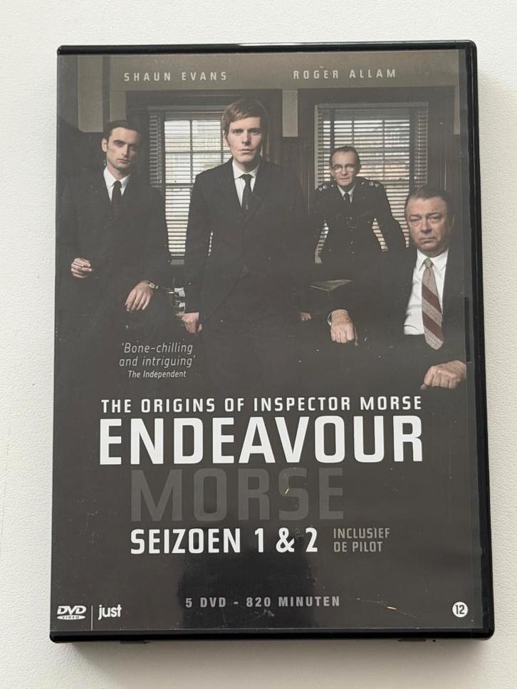 Endeavour Morse - Seizoen 1 & 2 + Pilot, CD & DVD, DVD | TV & Séries télévisées, Utilisé, Thriller, Coffret, À partir de 12 ans