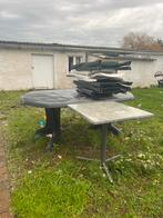 2 tuintafels met paar stoelen gratis, Tuin en Terras, Ophalen, Gebruikt