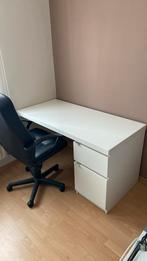 Bureautafel met bureaustoel, Huis en Inrichting, Ophalen, Zo goed als nieuw, Bureau