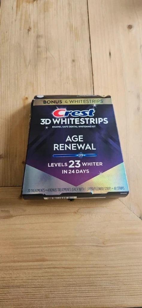 Box CREST 3D Whitestrips 23 levels whiter (48 strips), Bijoux, Sacs & Beauté, Beauté | Soins de la bouche, Neuf, Autres types