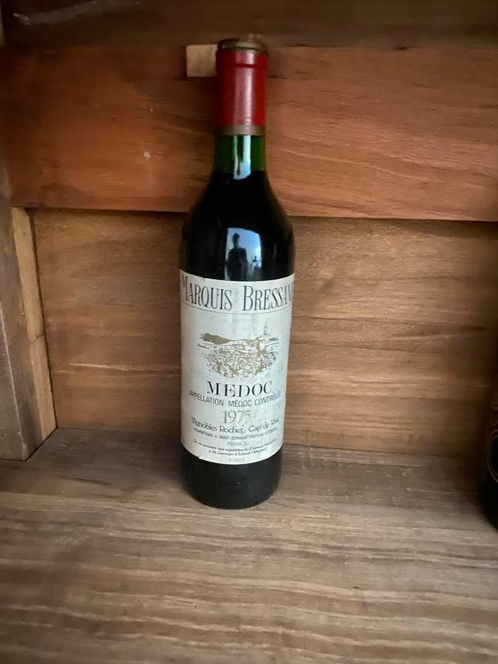 Marquis Bressane Medoc 1975, Verzamelen, Wijnen, Nieuw, Ophalen
