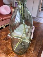 Vaas, Huis en Inrichting, Woonaccessoires | Vazen, Ophalen, Zo goed als nieuw, Groen, Glas