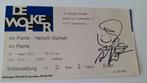 Concertticket met handtekening en tekening door An Pierlé