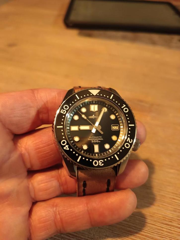 Heimdallr sharkey marinemaster 300, Handtassen en Accessoires, Horloges | Heren, Zo goed als nieuw, Ophalen