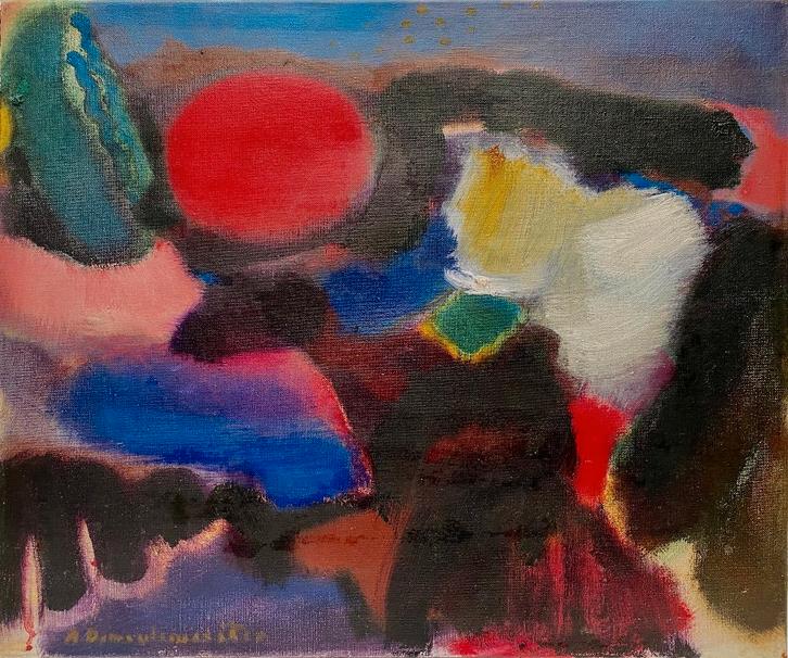 Schilderij Armand Demeulemeester (Ronse 1926-2002), Antiek en Kunst, Kunst | Schilderijen | Modern, Ophalen