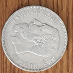 5 francs zilver 1872 Leopold 2 belgie unc, Verzenden, Zilver, Losse munt, Zilver