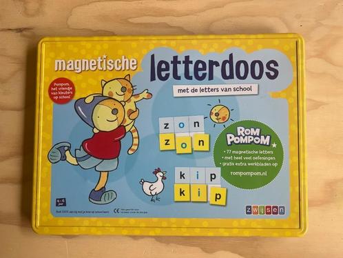Magnetische letterdoos rompompom, Kinderen en Baby's, Speelgoed | Educatief en Creatief, Taal en Lezen, Ophalen of Verzenden