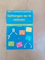 Educatieve kaarten - Splitsingen tot 10 oefenen 1ste lj, Ophalen, Zo goed als nieuw