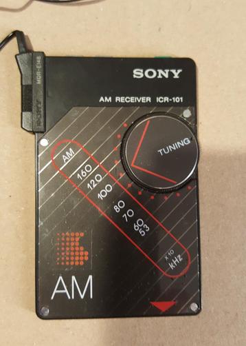 Sony AM-receiver ICR-101 - credit card radio - collectable beschikbaar voor biedingen