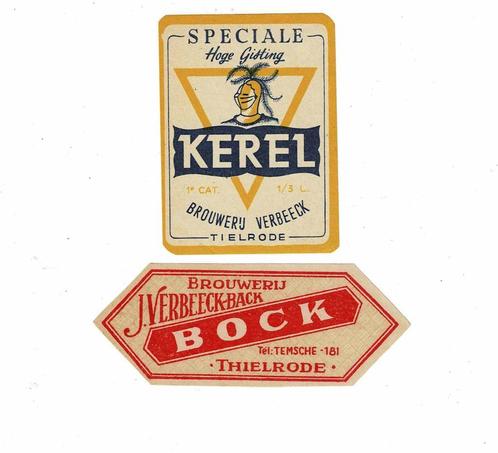 Oud bieretiketten van "VERBEECK", Verzamelen, Biermerken, Nieuw, Overige typen, Overige merken, Verzenden