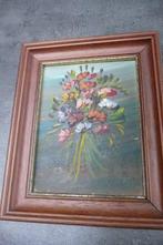 Schilderijtje met bloemen (MD55), Antiek en Kunst, Ophalen of Verzenden