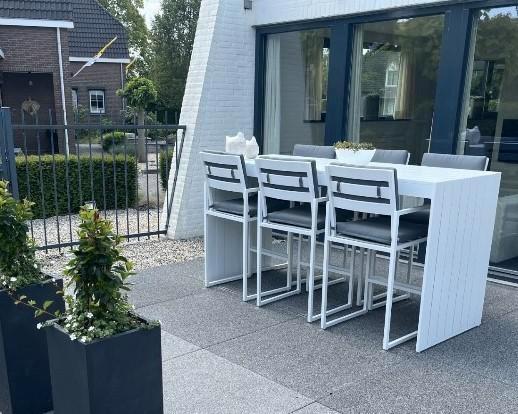 barset met 6 luxe stoelen, Jardin & Terrasse, Accessoires mobilier de jardin, Neuf, Enlèvement