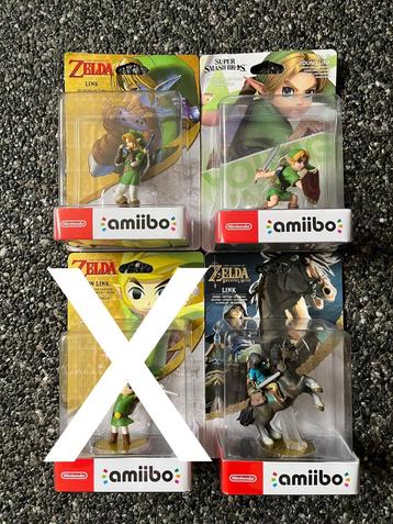 3 Zelda Amiibo's (niet los) beschikbaar voor biedingen
