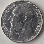 muntstuk 1 Fr Leopold-III KONING DER BELGEN 1904, Verzenden, Zilver, Losse munt, Zilver
