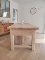 Massief eikenhouten boerentafel, Huis en Inrichting, Ophalen, Zo goed als nieuw, Eikenhout