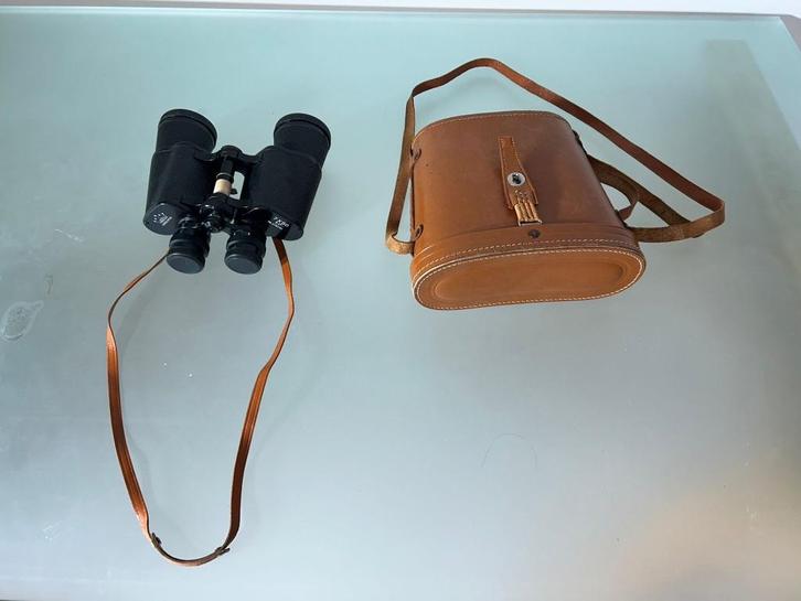 Jumelles Lupinus 7x50 vintage avec étui en cuir, TV, Hi-fi & Vidéo, Matériel d'optique| Jumelles, Utilisé, Avec housse ou sac