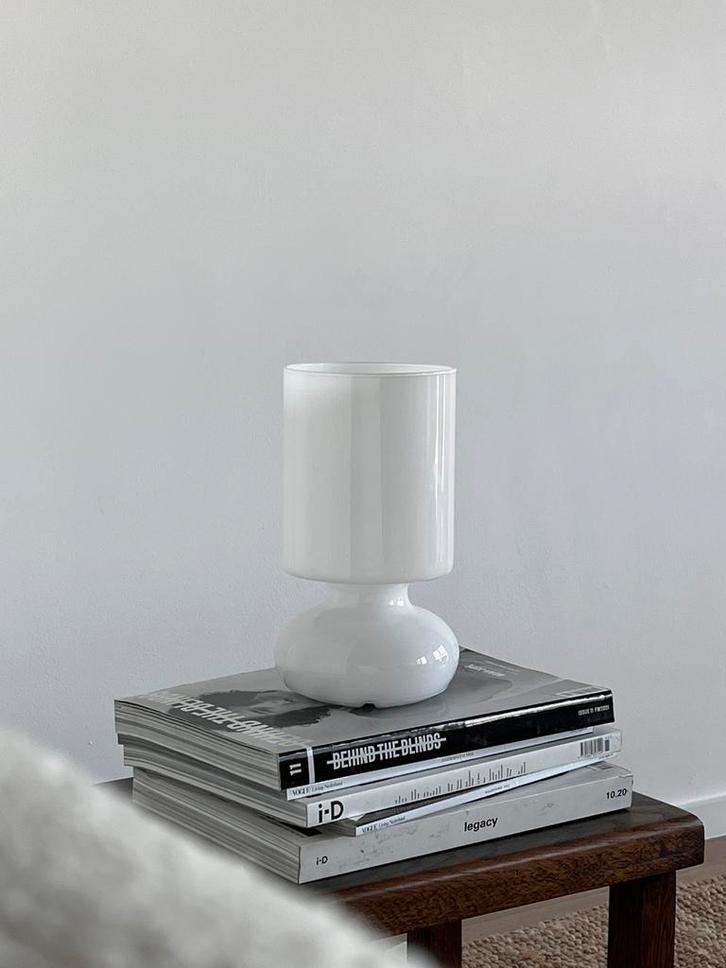 Vintage ikea Lykta tafellamp, Huis en Inrichting, Lampen | Tafellampen, Zo goed als nieuw, Glas, Ophalen