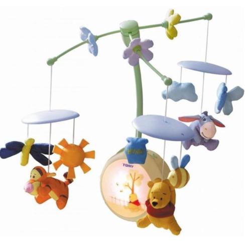 TOMY Winnie The Pooh Draaiende Muziek Mobiel (Perfecte Staat, Kinderen en Baby's, Speelgoed | Babyspeelgoed, Zo goed als nieuw