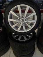 VW Golf 7 velgen, 8 winterbanden 205 50 R17, Auto-onderdelen, Banden en Velgen, Ophalen, Gebruikt, 17 inch, Band(en)