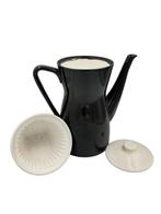 keramieken koffiepot met filter - Jaren '60-'70, Ophalen of Verzenden