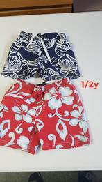 Jongen Mooie staat Twee zwemschorts Maat 86 voor 2 €, Ophalen of Verzenden, Zo goed als nieuw, Jongetje