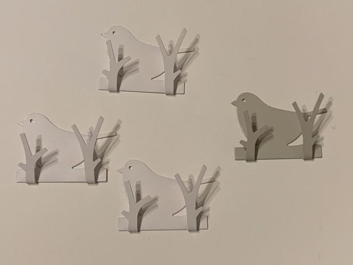 metalen design kapstokje vogel, Huis en Inrichting, Woonaccessoires | Kapstokken, Nieuw, Wandhaken, Minder dan 100 cm, Metaal