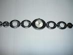 zilverkleurig metalen horloge voor dames, Overige merken, Staal, Gebruikt, Staal
