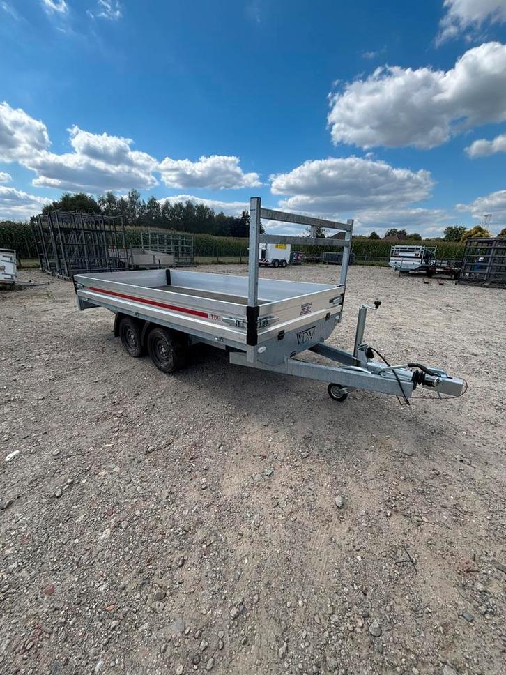 Plateau aanhangwagen 360x168 2700kg NIEUW, Auto diversen, Aanhangers en Bagagewagens, Nieuw, Ophalen