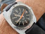 Plongeuse vintage automatic, Ophalen of Verzenden, Zo goed als nieuw, Staal, Leer