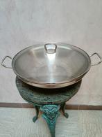 Wok Silit met glazen deksel maat 38 cm, Ophalen of Verzenden, Gebruikt, Wok
