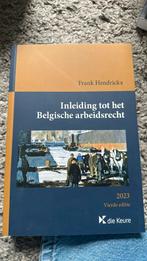 Inleiding tot het belgische arbeidsrecht, Ophalen of Verzenden, Nieuw, Hoger Onderwijs, Frank Hendrickx