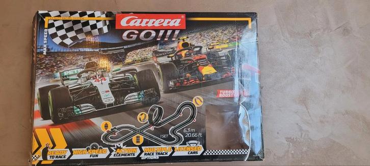 Racebaan Carrera Go!!, Kinderen en Baby's, Speelgoed | Racebanen, Gebruikt, Racebaan, Elektrisch, Carrera, Met looping, Ophalen