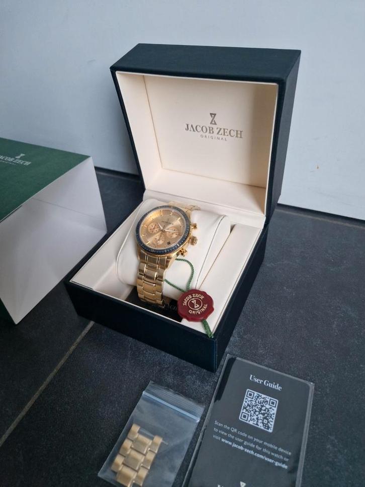 Jacob Zech herenhorloge Milano NIEUW!!!!, Handtassen en Accessoires, Horloges | Heren, Nieuw, Ophalen of Verzenden