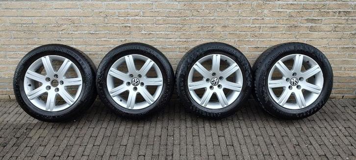 4 velgen+2 banden voor VW/AUDI/SEAT/SKODA 205/55/16 V, Auto-onderdelen, Banden en Velgen, Banden en Velgen, Zomerbanden, 16 inch
