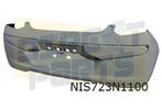 Nissan Pixo (7/09-1/14) achterbumper (te spuiten) Origineel!, Verzenden, Nieuw, Achter, Bumper