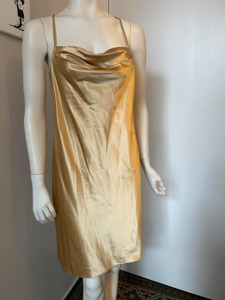 Guy Laroche gouden cocktailjurk FR40, Kleding | Dames, Gelegenheidskleding, Ophalen of Verzenden