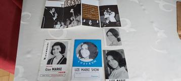 oude folders en foto's van Lize Marke en Ronny Temmer beschikbaar voor biedingen