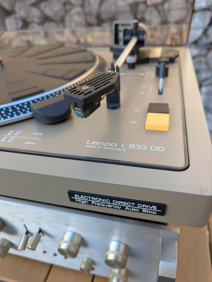 Lenco L833 DD uit de glorietijd, speelt perfect, Audio, Tv en Foto, Platenspelers, Zo goed als nieuw, Platenspeler, Ophalen