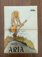 Poster Aria - TinTin - Weyland, Ophalen of Verzenden, Zo goed als nieuw
