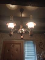 grote robuuste kroonluchter, Huis en Inrichting, Lampen | Kroonluchters, Ophalen, Gebruikt, Glas, Rustiek