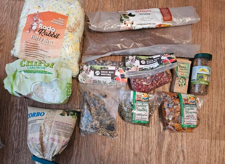 Hamster bedding, nestmateriaal en enrichment, Dieren en Toebehoren, Knaagdieren en Konijnen | Toebehoren, Ophalen