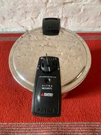 SEB OPTIMA 8 liter inductie snelkookpan nieuwstaat, Inox, Inductieplaat, Zo goed als nieuw, Ophalen