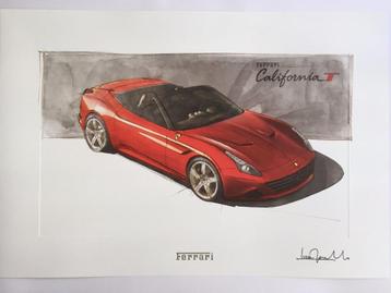 Ferrari California exclusieve kwaliteit afdruk beschikbaar voor biedingen