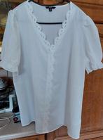 Blouse neuve blanc 46 48, Kleding | Dames, Grote Maten, Ophalen of Verzenden, Zo goed als nieuw, Wit