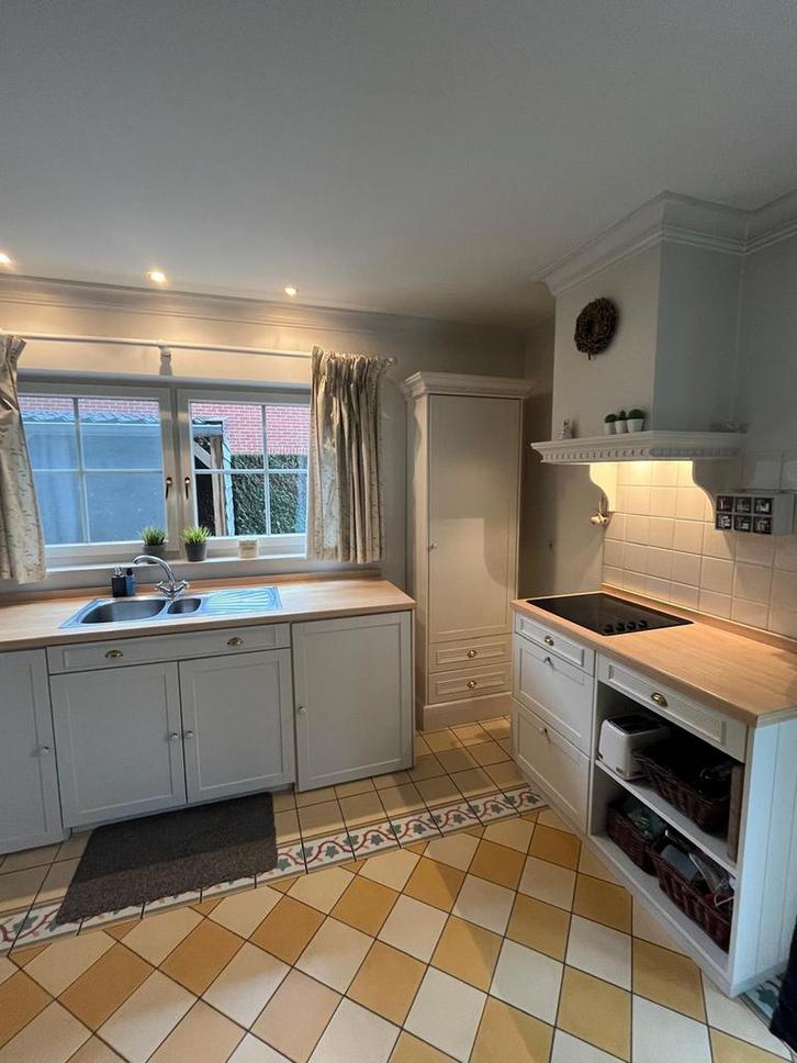 Complete landelijke keuken, Huis en Inrichting, Keuken | Complete keukens, Gebruikt, U-keuken, Wit, Kunststof, Ophalen