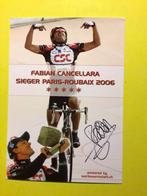 wielerkaart 2006 team csc  roubaix  fabian cancellara  signe, Verzenden, Zo goed als nieuw